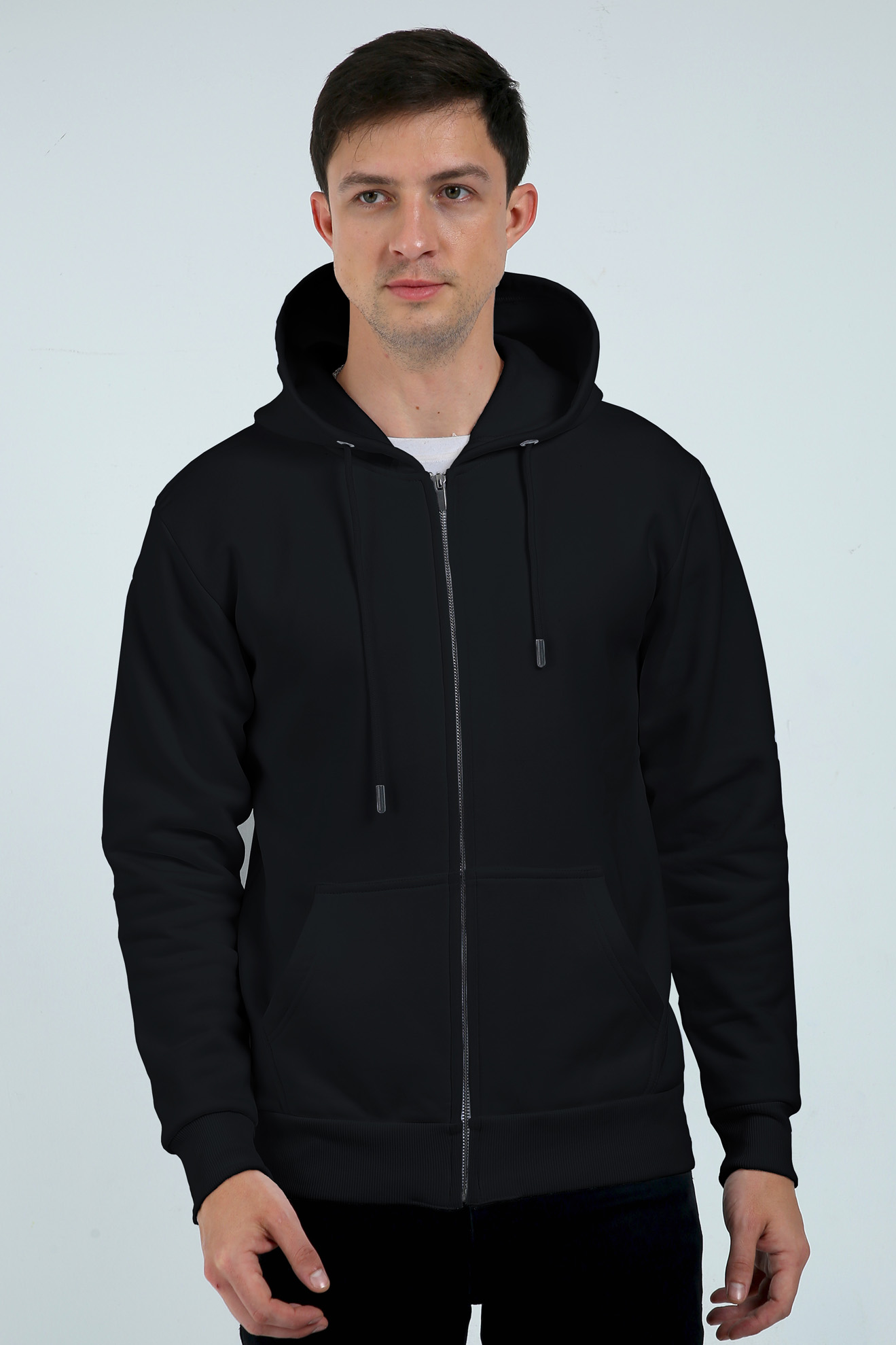 Mens  Heavyweight Zip Hoodie