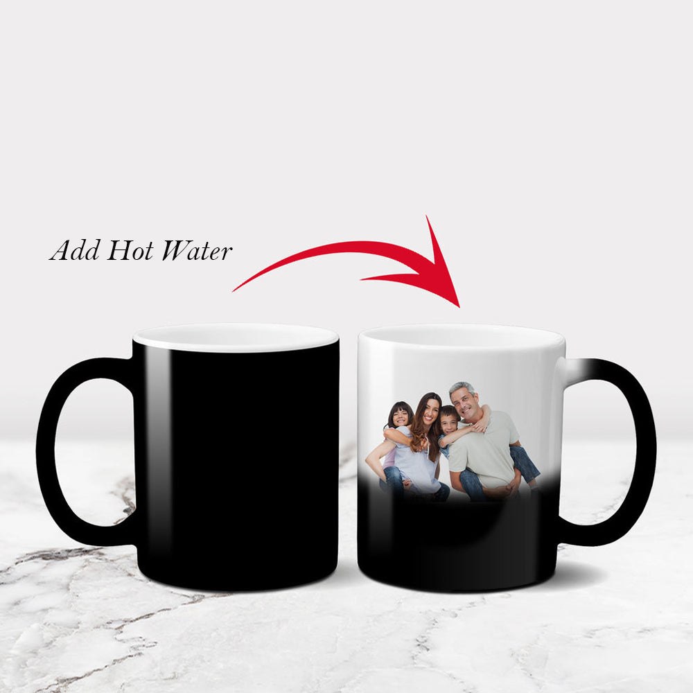 Customized Photo Printed Magic Coffee Mugs